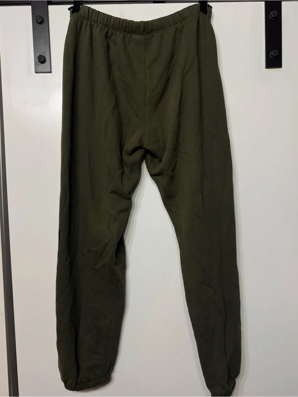 PINK Olive Green Drawstring Jogger Pants